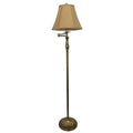 Cozylumi™ Mestar Decor 61 inch Rustic Brass Swing Arm Floor Lamp