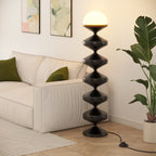 Cozylumi™ Metal Modern Floor Lamp for Living Room, Dome Shape Floor Light with Acrylic