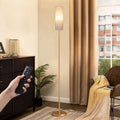 Cozylumi™ 65in Gold Floor Lamps with Remote for Living Room, 2700K-6000K, Standing Tall