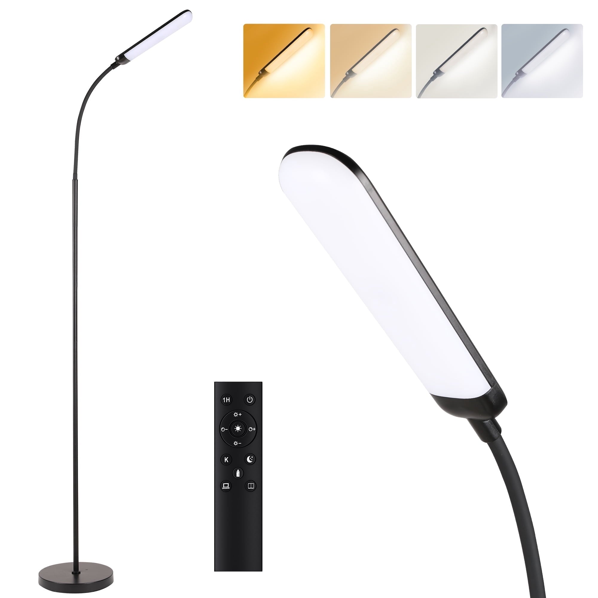 Cozylumi™ Reading Floor Lamp with Remote, Bright 18W Floor Lamps for Living Room with