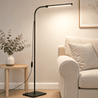 Cozylumi™ SERBASIC LED Floor Lamp, Dimmable Standing Light Height Adjustable with 360°