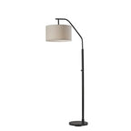 Cozylumi™ Home SL1140-01 Transitional Floor Lamp from Max Collection in Black Finish