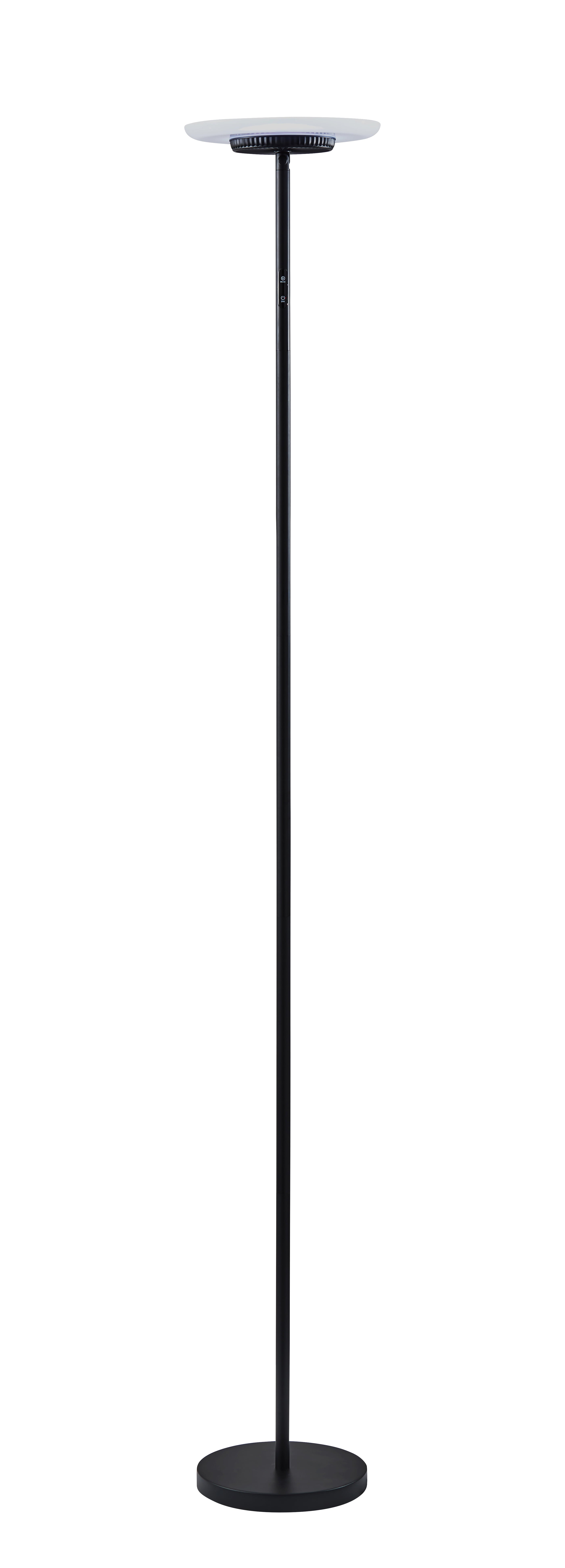 Cozylumi™ Simplee Brand RGB Black Floor Lamp, 6 Different Automatic Color Change
