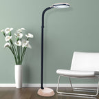 Cozylumi™ Somerset Home Adjustable Floor Lamp in Woodgrain Color