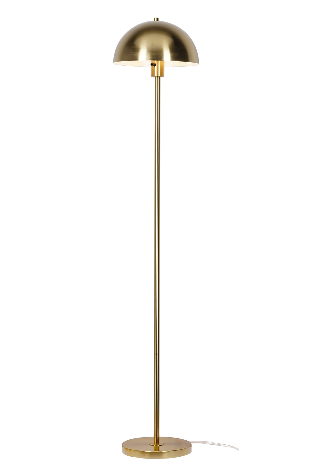 Cozylumi™ Vega 56'' Floor Lamp with Brushed Gold Metal Dome Shade Modern Floor Light