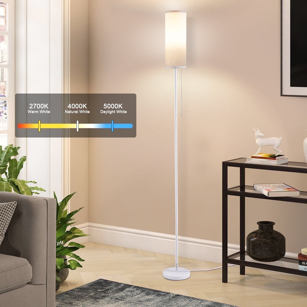 Cozylumi™ Vesteel Floor Lamp for Living Room, Modern Standing Lamp with 3 Color