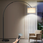 Cozylumi™ 82" Tall Floor Lamps for Living Room, Remote Control Large Arc Floor Lamp