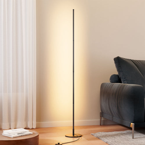 Cozylumi™ 59.8" Modern LED Corner Floor Lamp for Living Room, Minimalist Dimmable