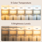 Cozylumi™ 65 inch Mid-Century Modern Floor Lamps for Living Room, Retro Floor Lamps