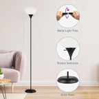 Cozylumi™ 71" Floor Lamp with Remote, 4 Color Temperature Modern LED Standing Light for