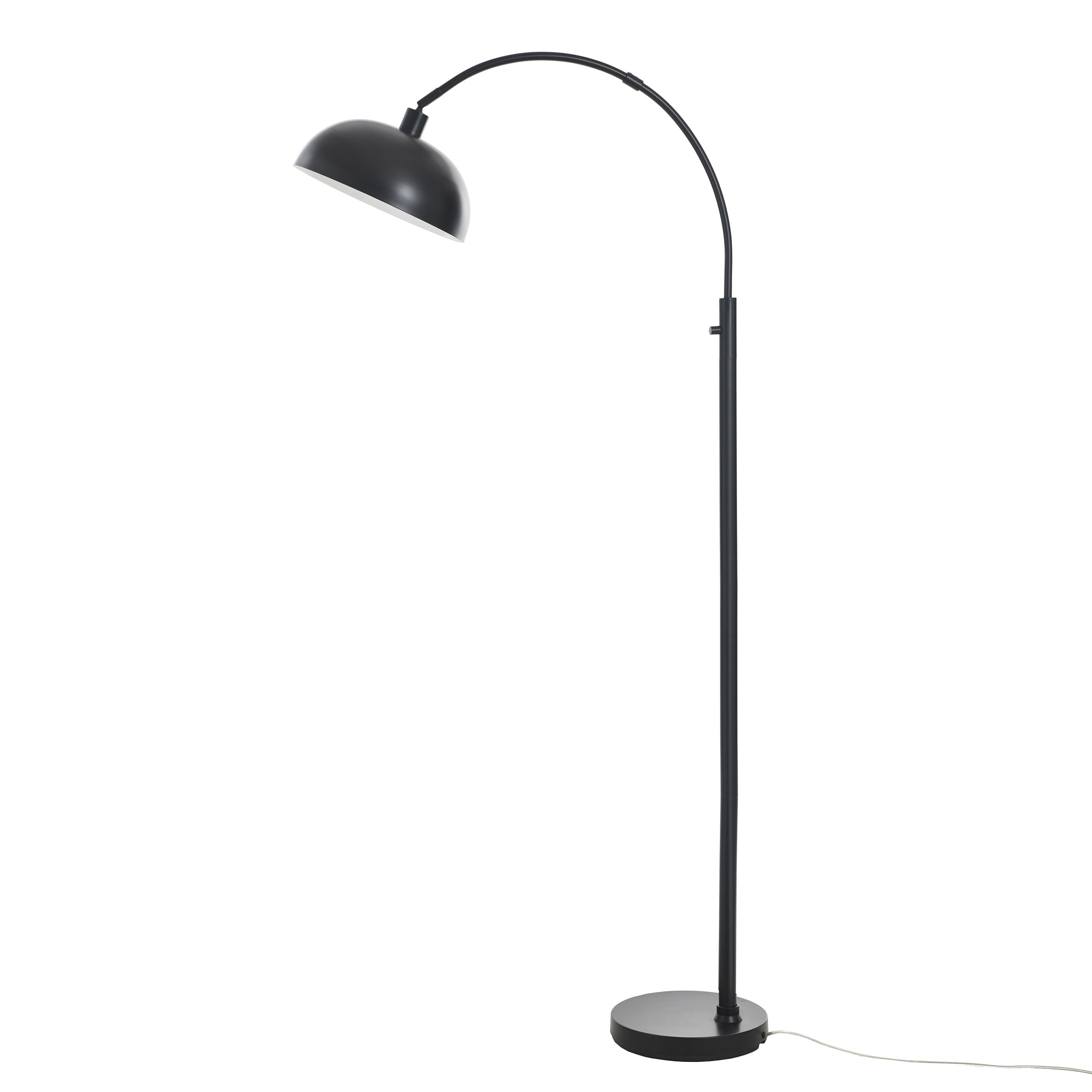 Cozylumi™ Black Finish Arch Dome Floor Lamp