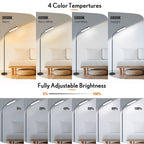 Cozylumi™ LED Floor Lamp for Living Room, Dimmable Reading Lamp with Remote and Touch