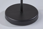 Cozylumi™ 72 in Black Combo Floor Lamp with Adjustable Reading Lamp