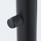 Cozylumi™ 63.5 in 3 Light Contemporary Black Floor Lamp Clear Glass