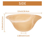 Cozylumi™ HonoDing Floor Lamp Shade with Amber Alabaster Glass Bowl