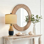 Cozylumi™ Farmhouse Table Lamp for Living Room Bedroom 20" Coastal Navy Blue