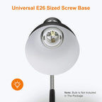 Cozylumi™ Metal Desk Lamp, Adjustable Gooseneck Reading Lamp for Home, Office, Bedroom