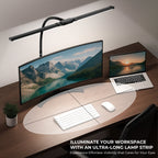 Cozylumi™ Coliware LED Desk Lamp for Office Home, Eye Caring Architect Lamp with Clamp