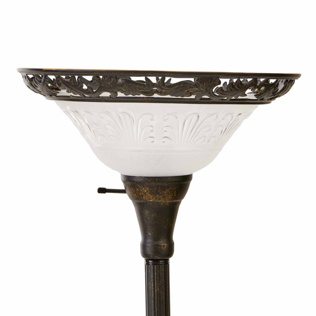 Cozylumi™ Traditional Bronze Victorian Floor Lamp 70"
