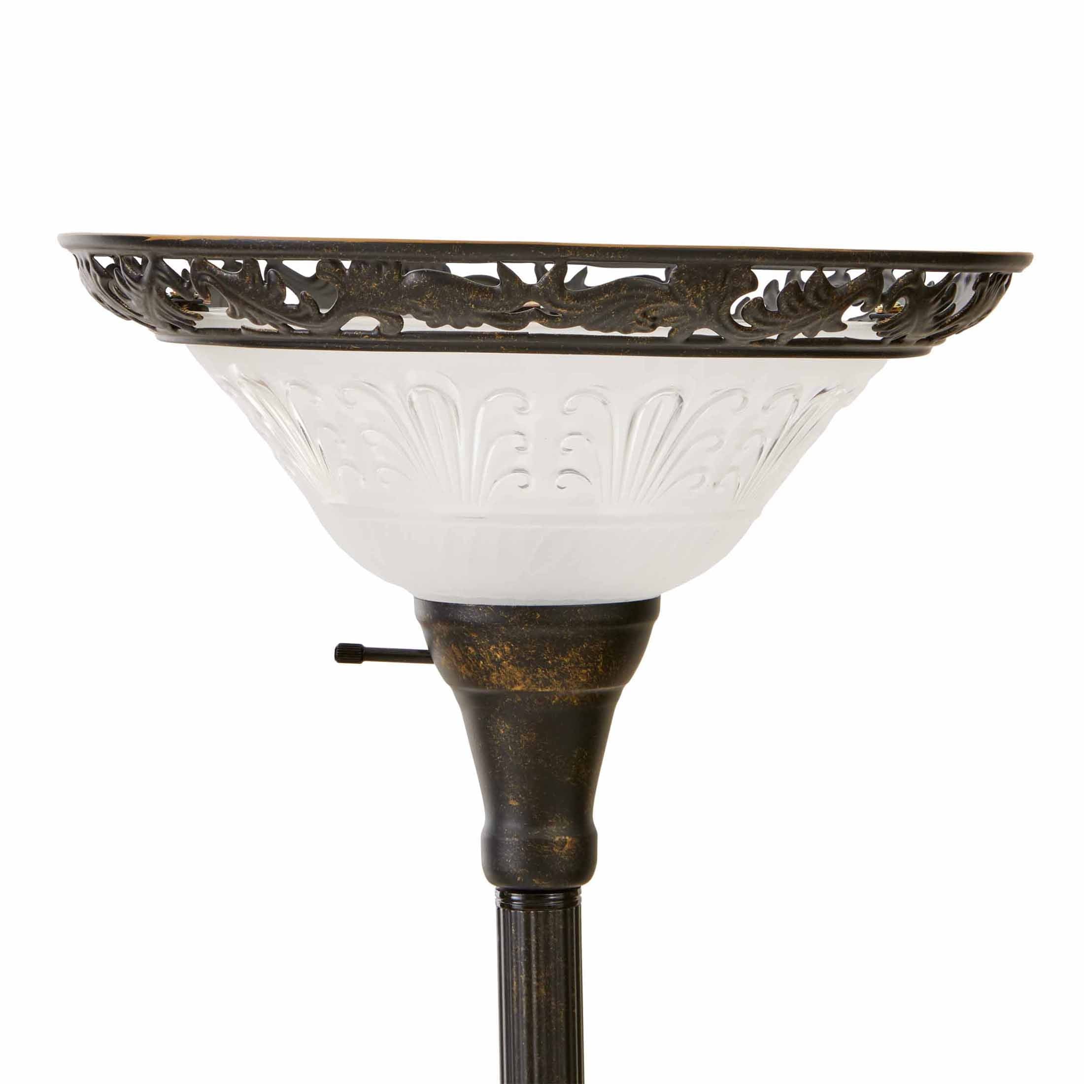 Cozylumi™ Traditional Bronze Victorian Floor Lamp 70"