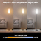 Cozylumi™ RGB Modern Floor Lamp for Living Room, LED Standing Lamp with App Control