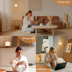 Cozylumi™ ONEWISH 65" Floor Lamp for Living Room, Modern Standing Lamp with Opal Glass