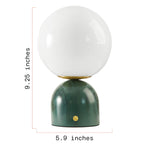 Cozylumi™ Beautiful Thyme Green Marble Uplight by Drew Barrymore, 9.25" H Table Lamp