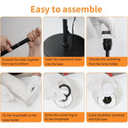 Cozylumi™ BN-LINK Dimmable Floor Lamp with 3 Color Temperatures, Standing Lamp with LED