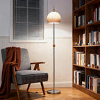 Cozylumi™ Glass Floor Lamps for Living Room, Modern Floor Lamps with Glass Shade &