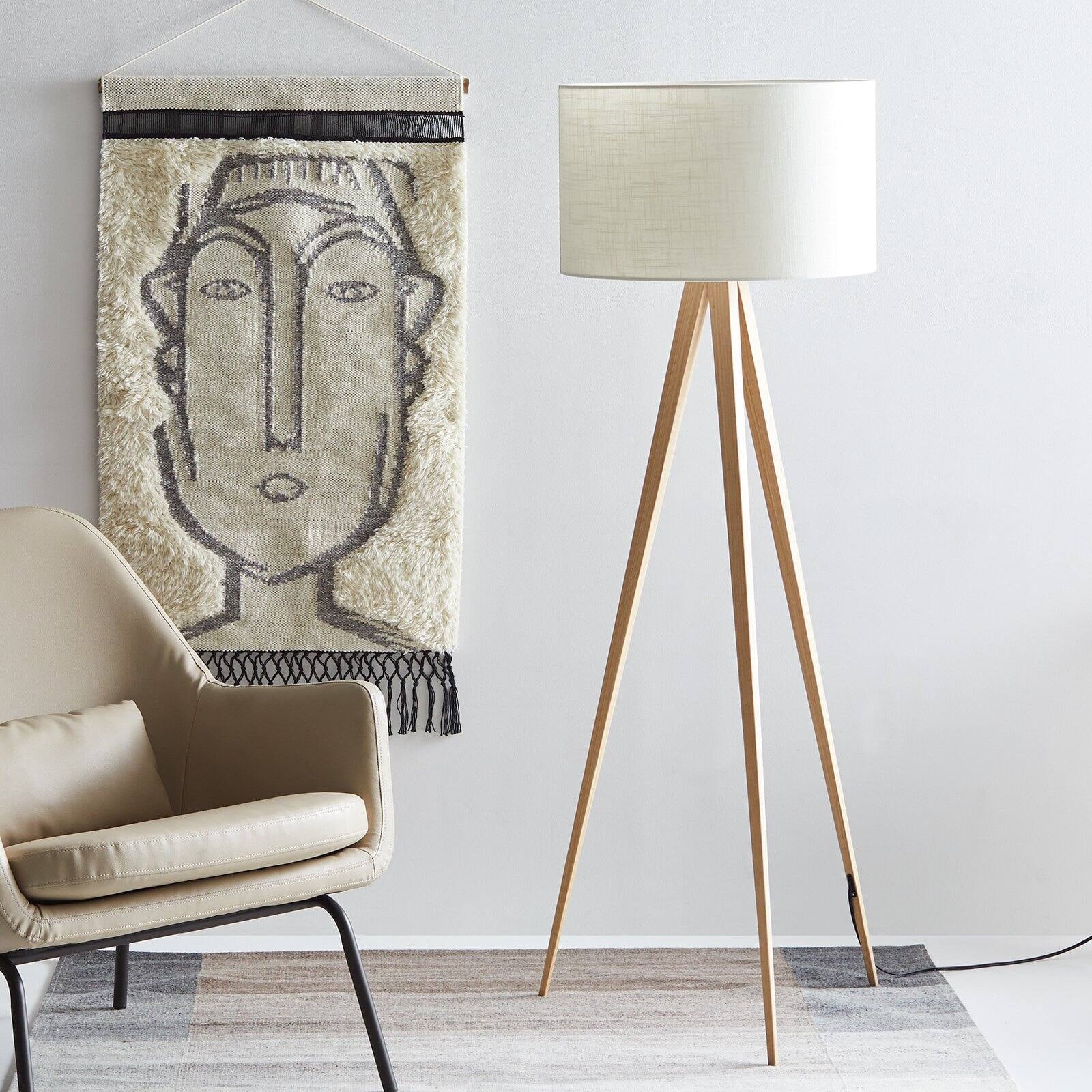 Cozylumi™ Home Director Metal Floor Lamp in Natural