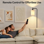 Cozylumi™ BedLuxury Dimmable Arc Floor Lamp with Remote Control for Living Room