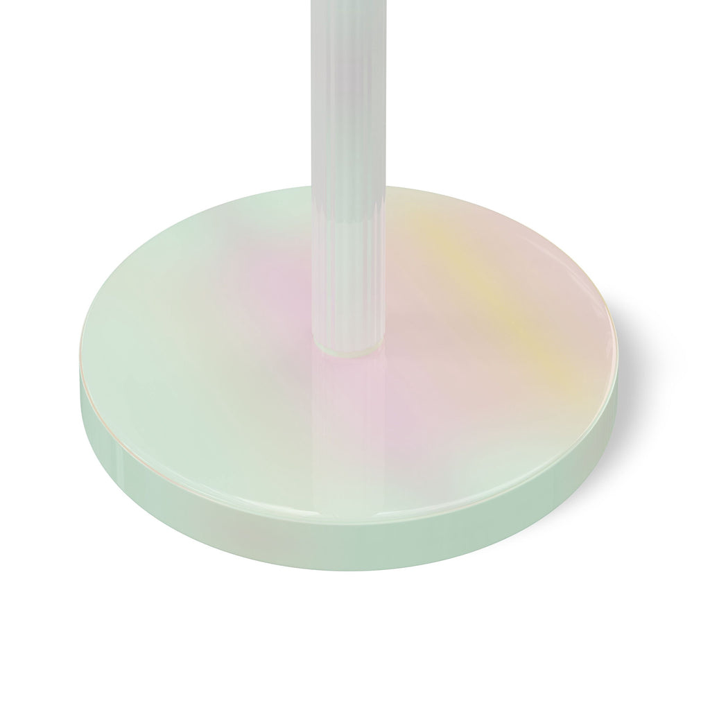 Cozylumi™ Kids Iridescent Floor Lamp with Aqua Fabric Shade