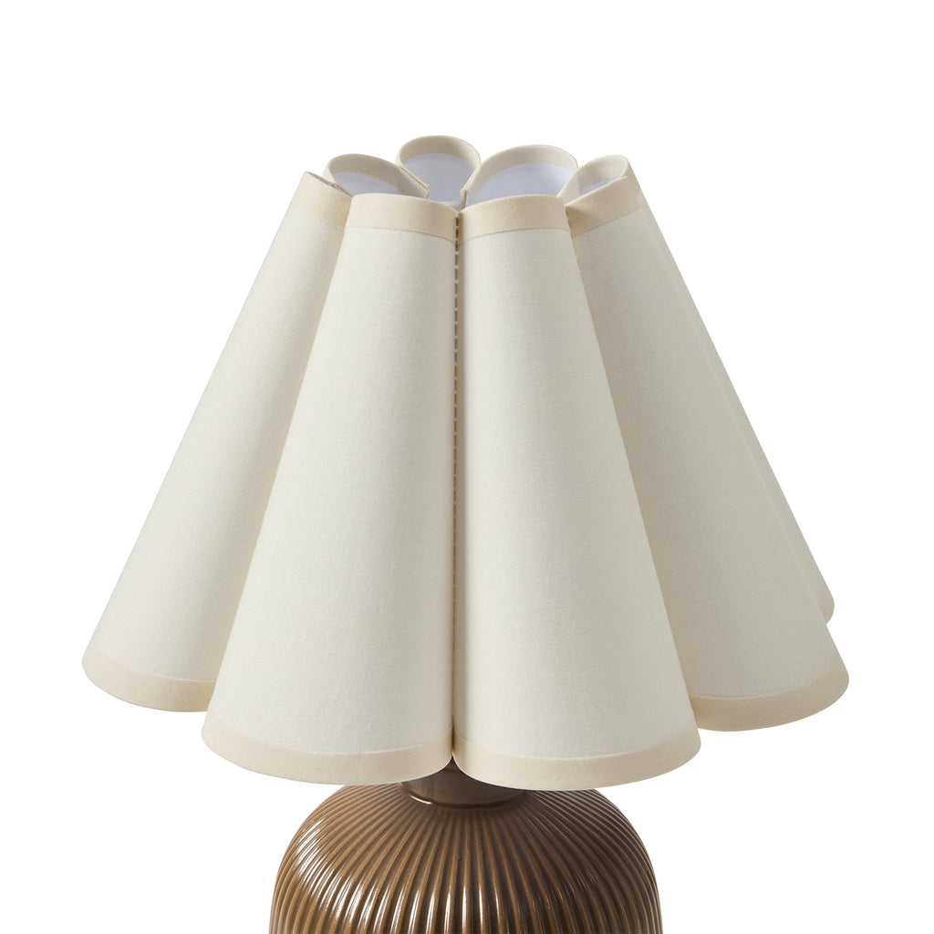 Cozylumi™ 12.5" Brown Ceramic Table Lamp