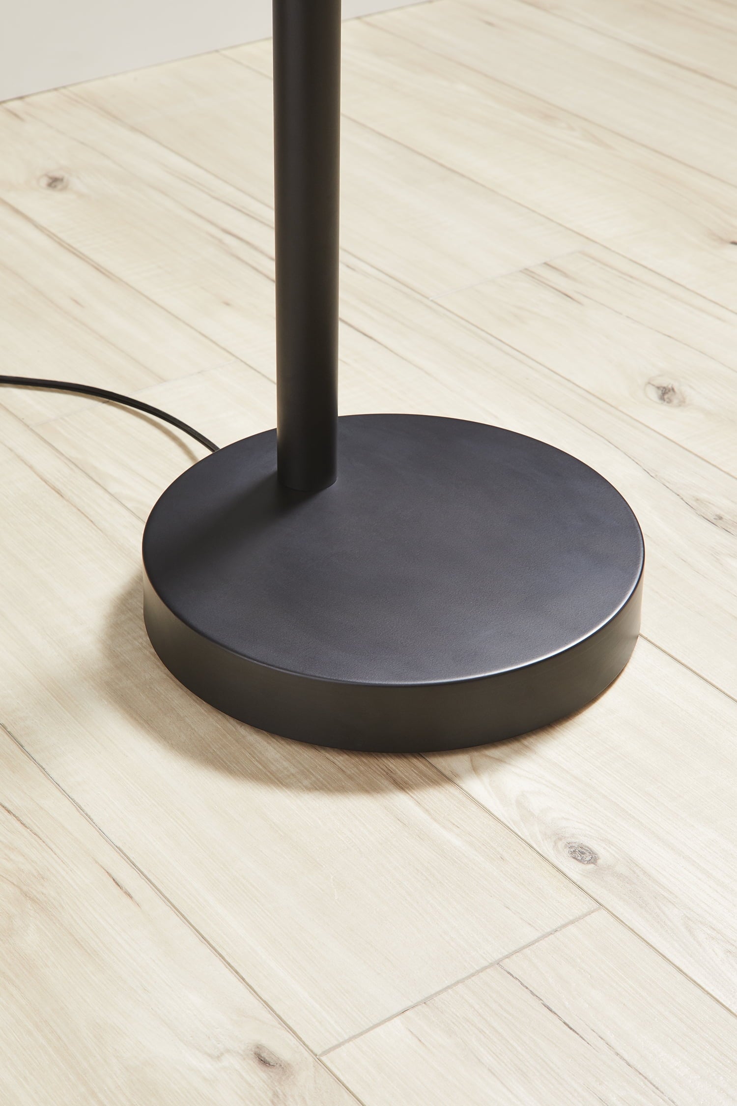 Cozylumi™ 82 in Matte Black 3-Light Arc Floor Lamp with Adjustable Shades