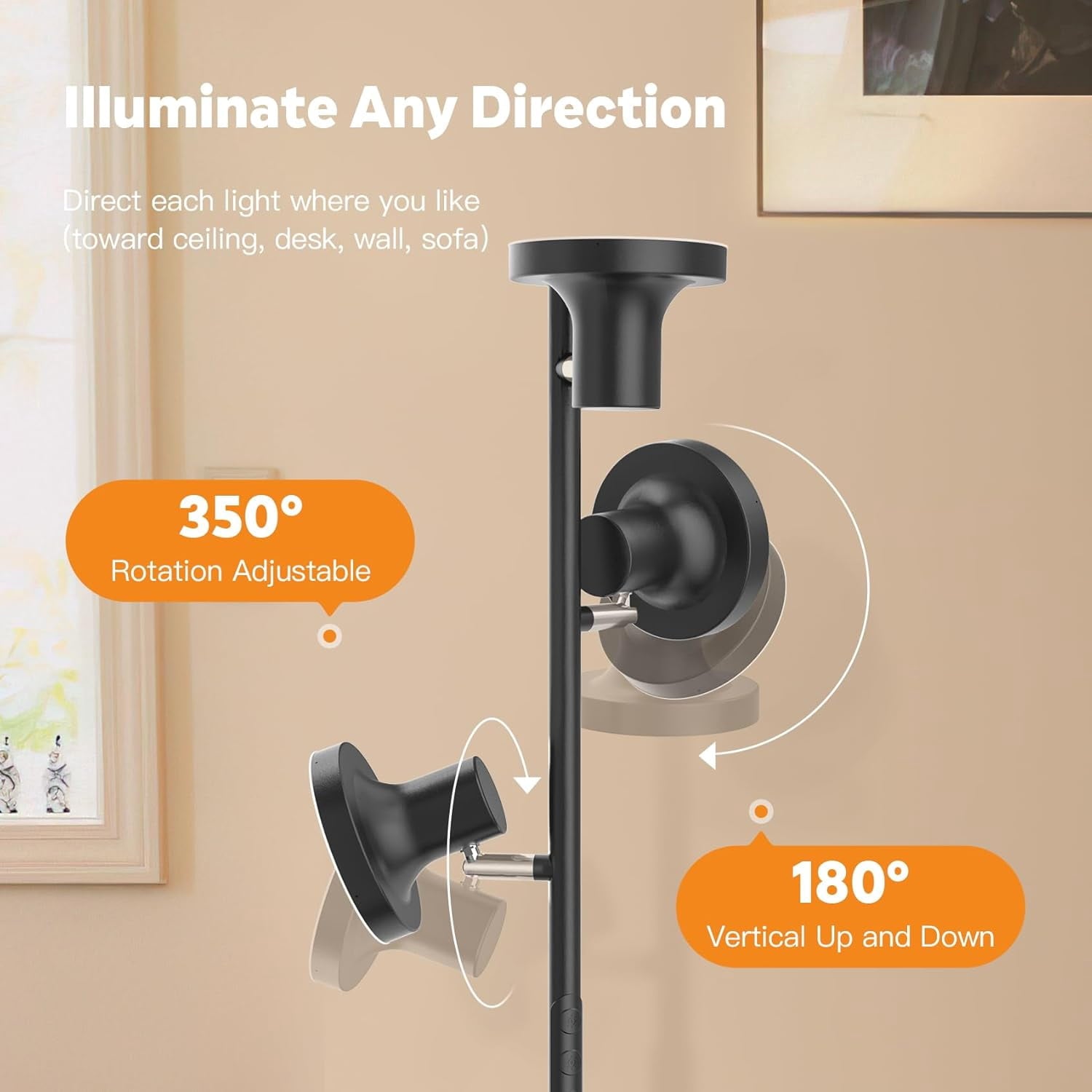 Cozylumi™ BedLuxury Tree Floor Lamp With Remote & Touch Control - 3 Lights, Modern