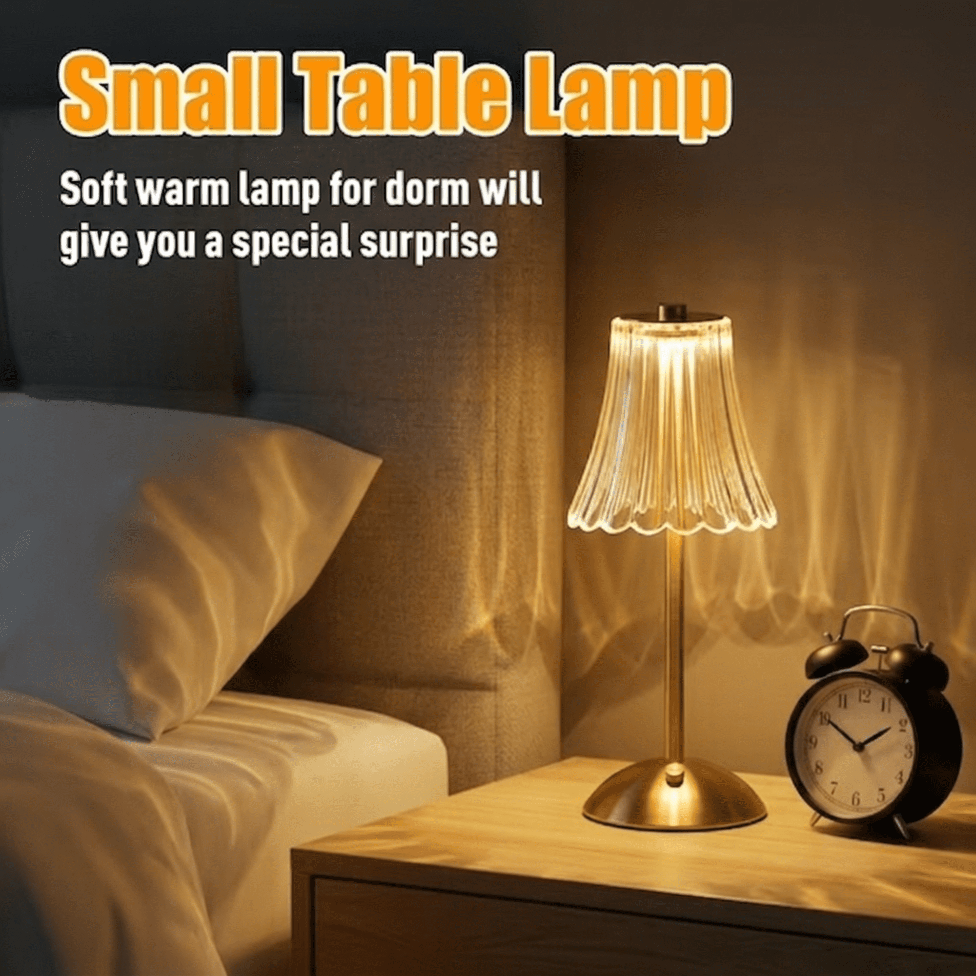 Cozylumi™ Cordless Table Lamp, 3 Color Temperatures & Stepless Dimming, Table Lamp with
