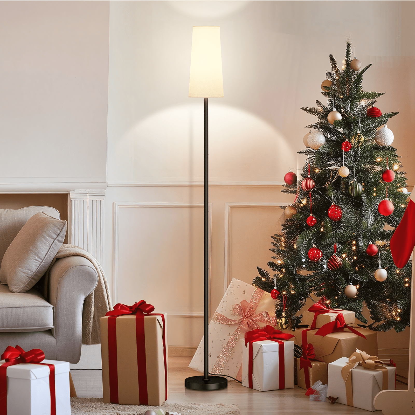 Cozylumi™ 66" Floor Lamp for Living Room, Modern Standing Lamp with 3 Color