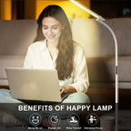 Cozylumi™ Shomterade 3-in-1 SAD Light Therapy Lamp , Floor Lamp with Remote, Adjustable