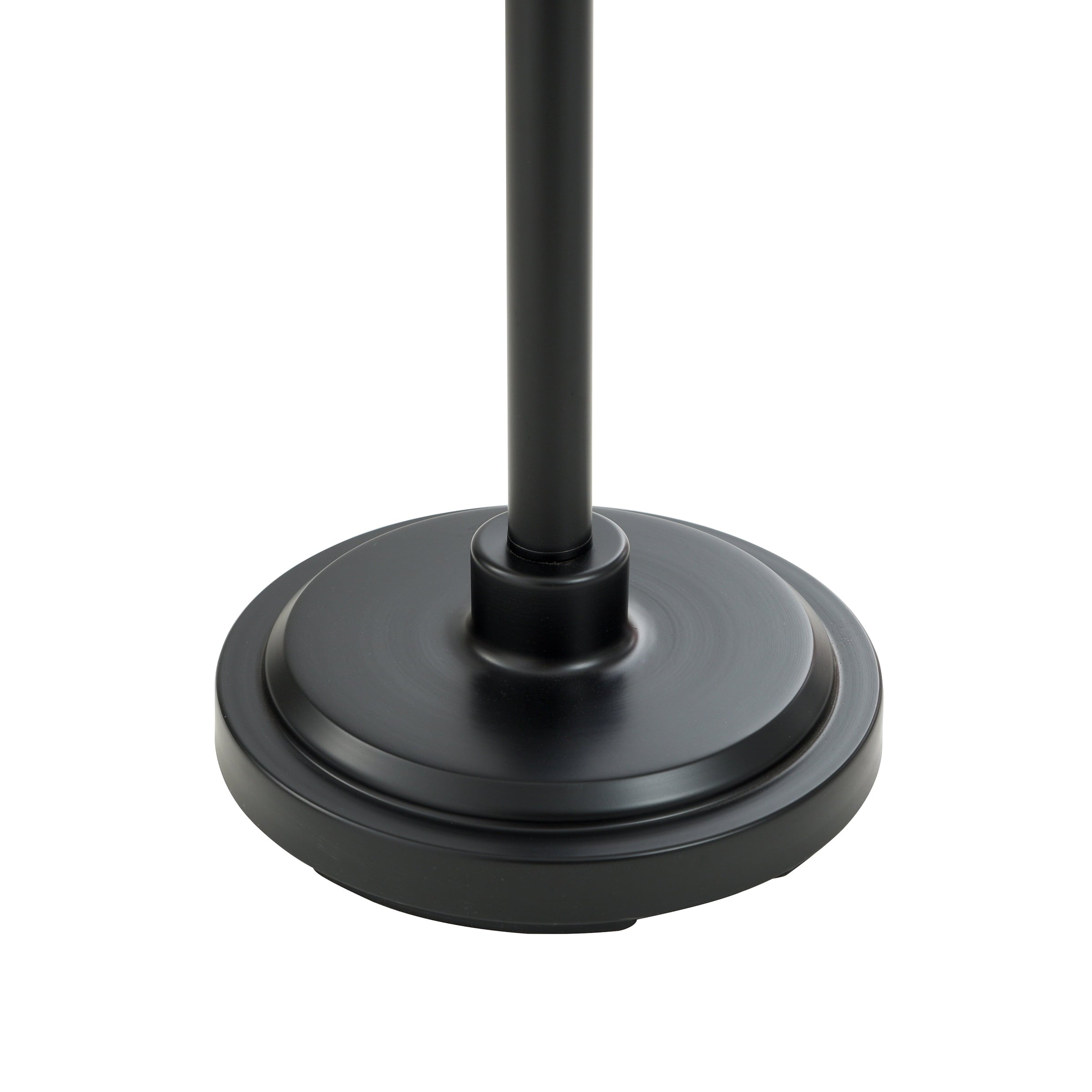 Cozylumi™ 63.5 in 3 Light Contemporary Black Floor Lamp Clear Glass
