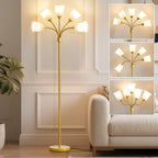 Cozylumi™ Medusa LED Floor Lamp, Multi Head Modern Tall Lamp with Adjustable Gooseneck