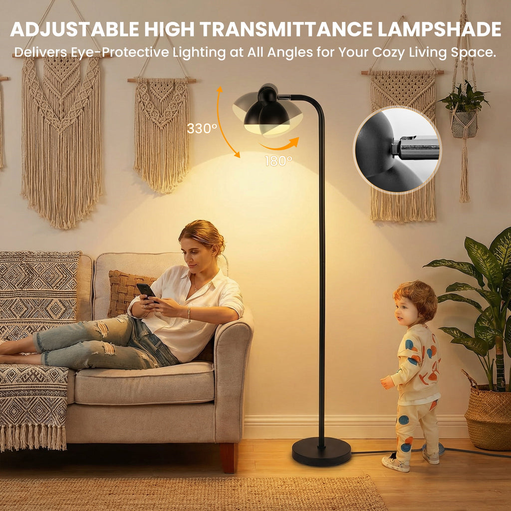 Cozylumi™ Floor Lamp for Living Room, Standing Lamp with Remote Control, 1H Timer &