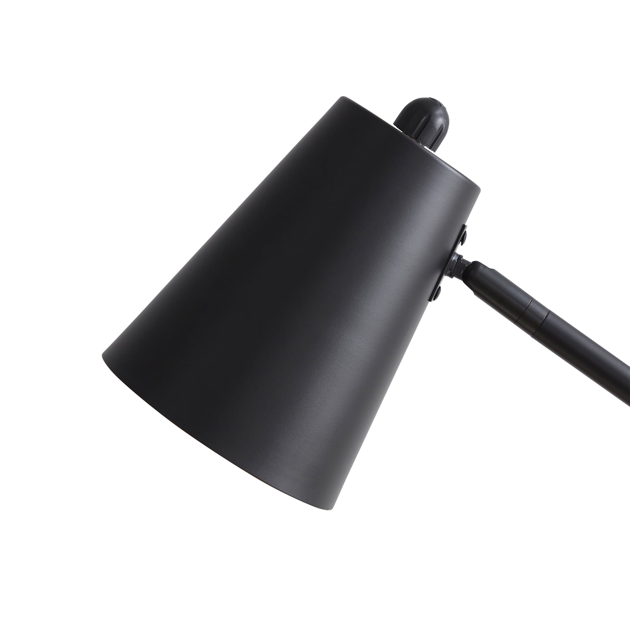 Cozylumi™ 64 in Black Architect Floor Lamp, Matte Metal Finish