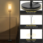 Cozylumi™ Coliware Floor Lamp, Modern Standing Lamp with Lampshade, Tall Reading Pole