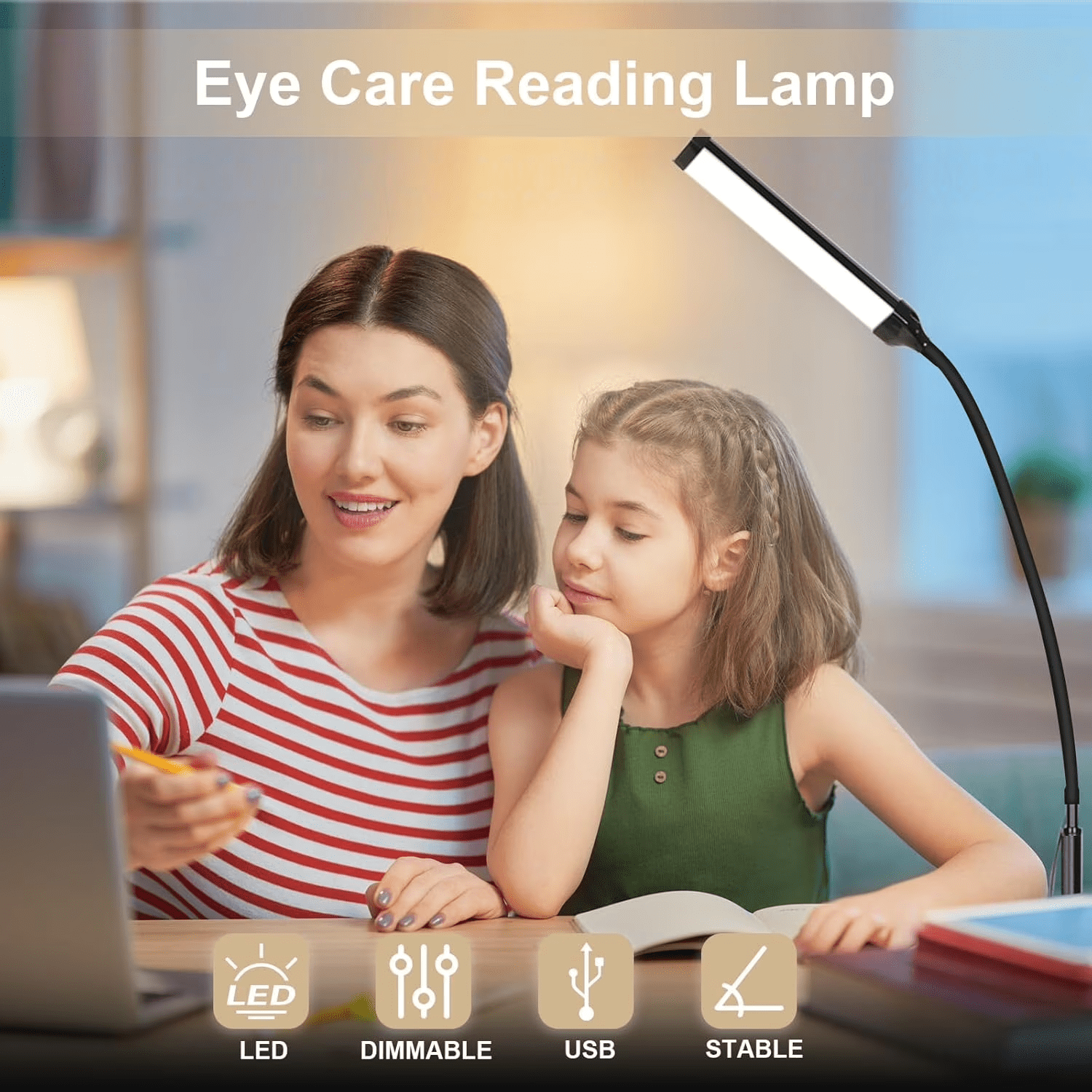 Cozylumi™ Gaormii LED Floor Lamp for Living Room, Bright Reading Lamp with 10 Stepless
