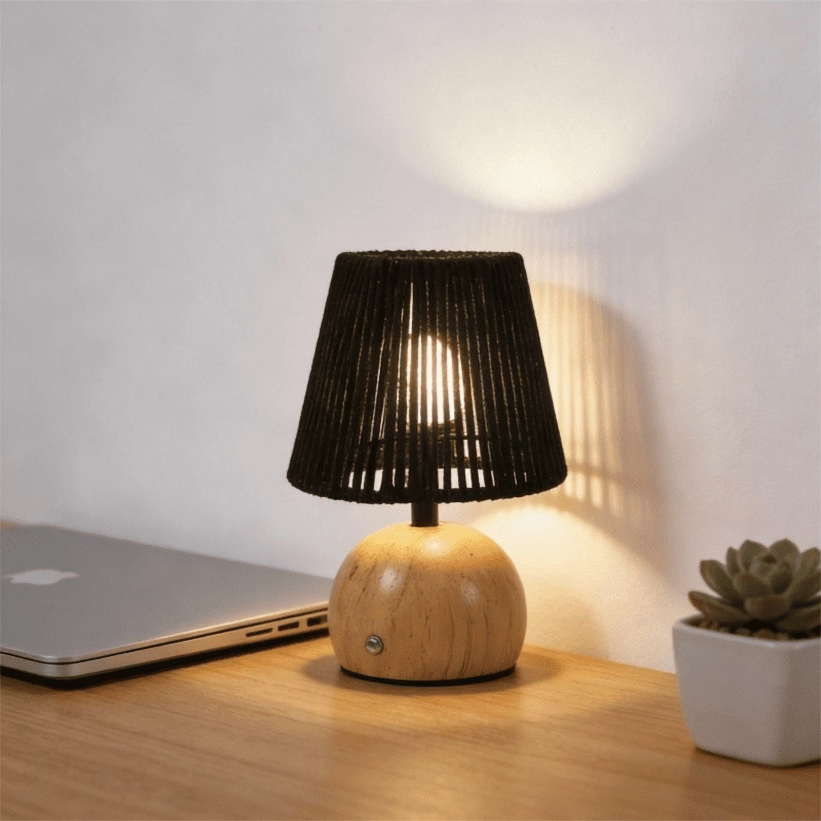 Cozylumi™ Boho Cordless Table Lamp, Rechargeable Touch Control Dimmable Night Light