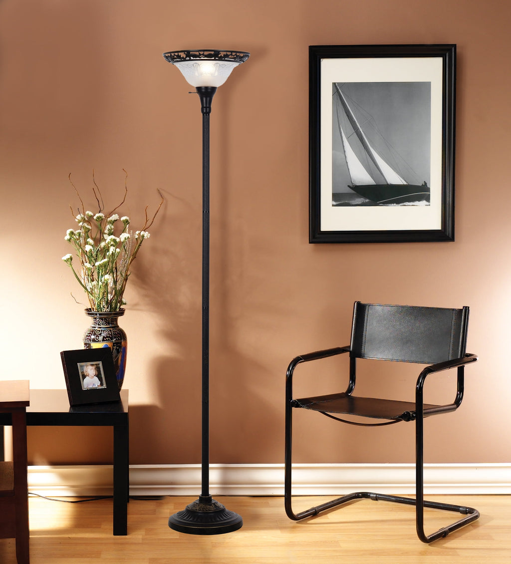 Cozylumi™ Traditional Bronze Victorian Floor Lamp 70"