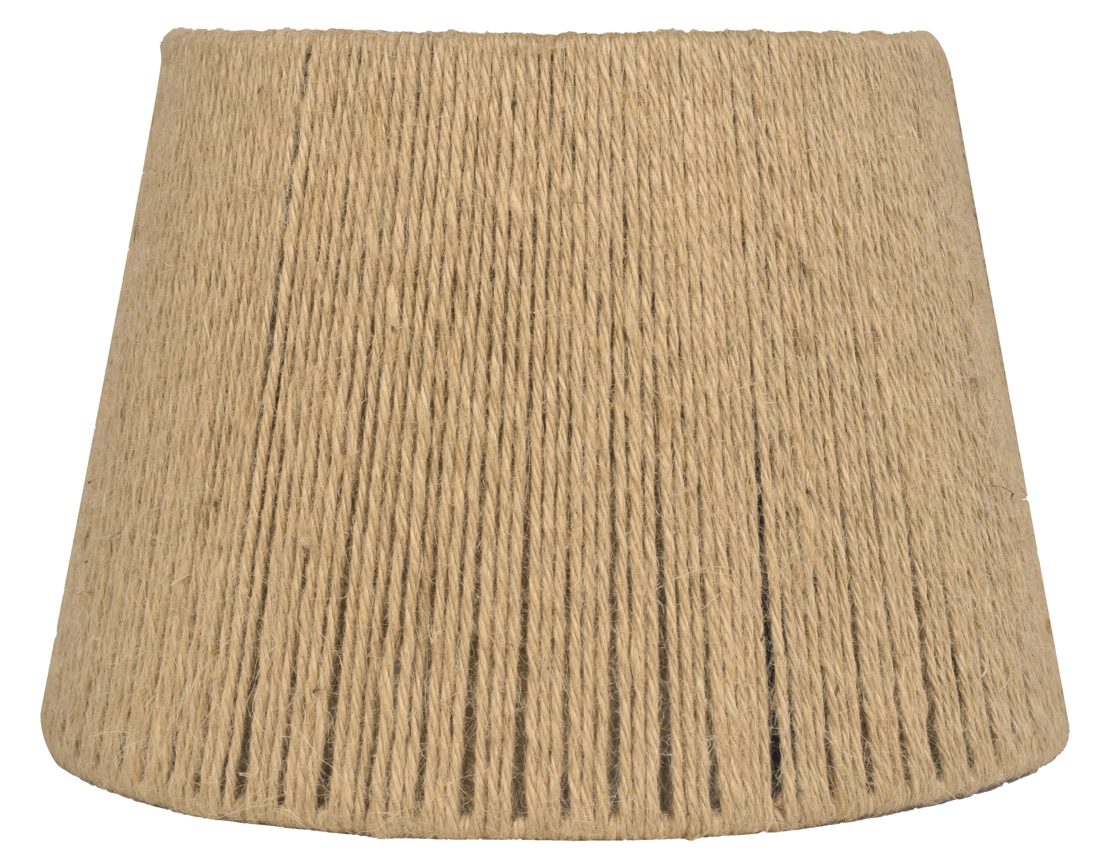 Cozylumi™ Floor Lamp, Black Metal with Natural Rope Shade