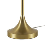Cozylumi™ Modern Dome 18 in Touch On/Off Table Lamp, Brass