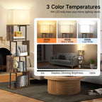Cozylumi™ LIFE Floor Lamp with Shelves & Remote, 4-Tier Dimmable S Shape Standing Lamp