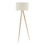 Cozylumi™ Home Director Metal Floor Lamp in Natural